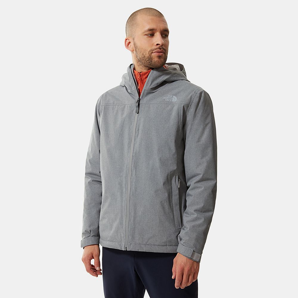 The North Face Insulated Jacket Mens Australia - The North Face Dryzzle Futurelight™ Grey Hiking (YL